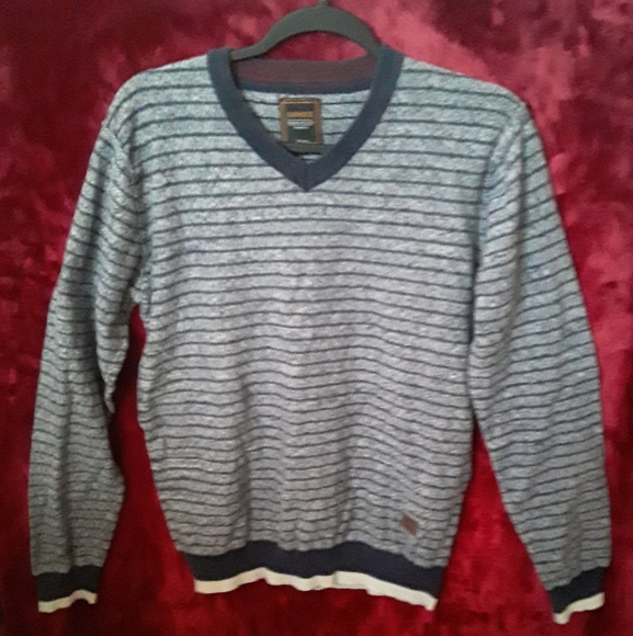 Burnside Crewneck Striped Knit Sweater - Picture 3 of 10